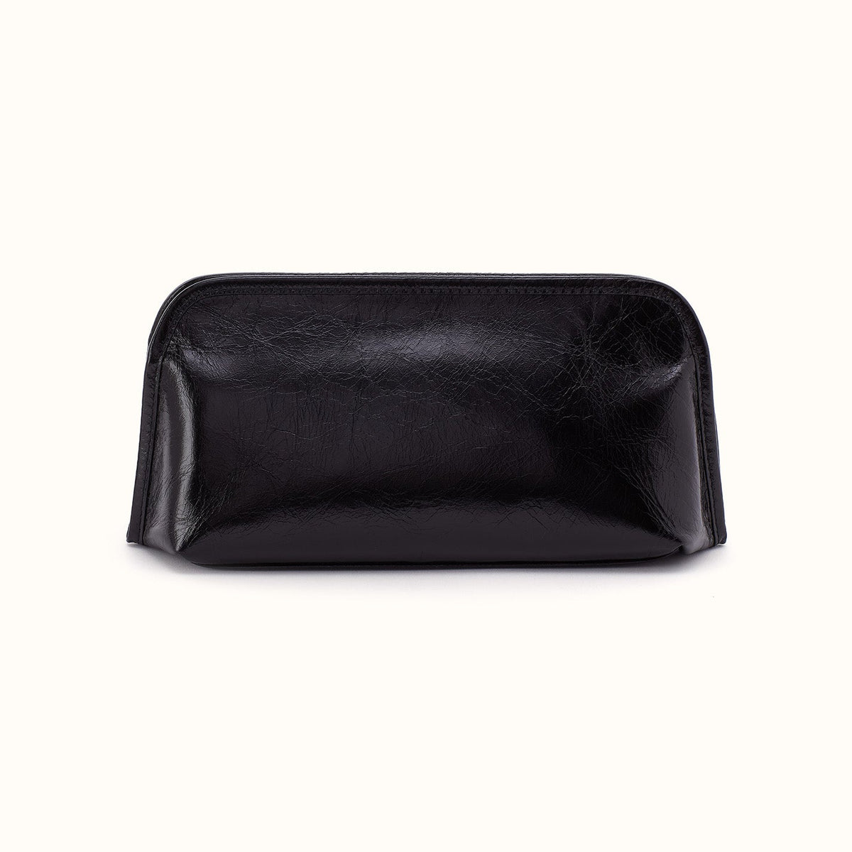 Beauty Brush Case In Polished Leather