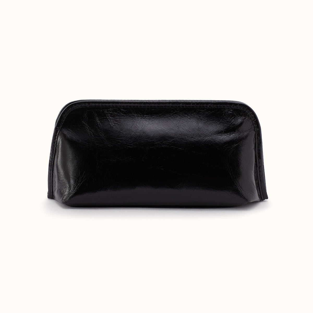 Beauty Brush Case In Polished Leather