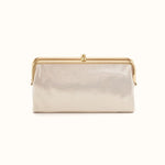 Lauren Clutch-Wallet In Metallic Leather