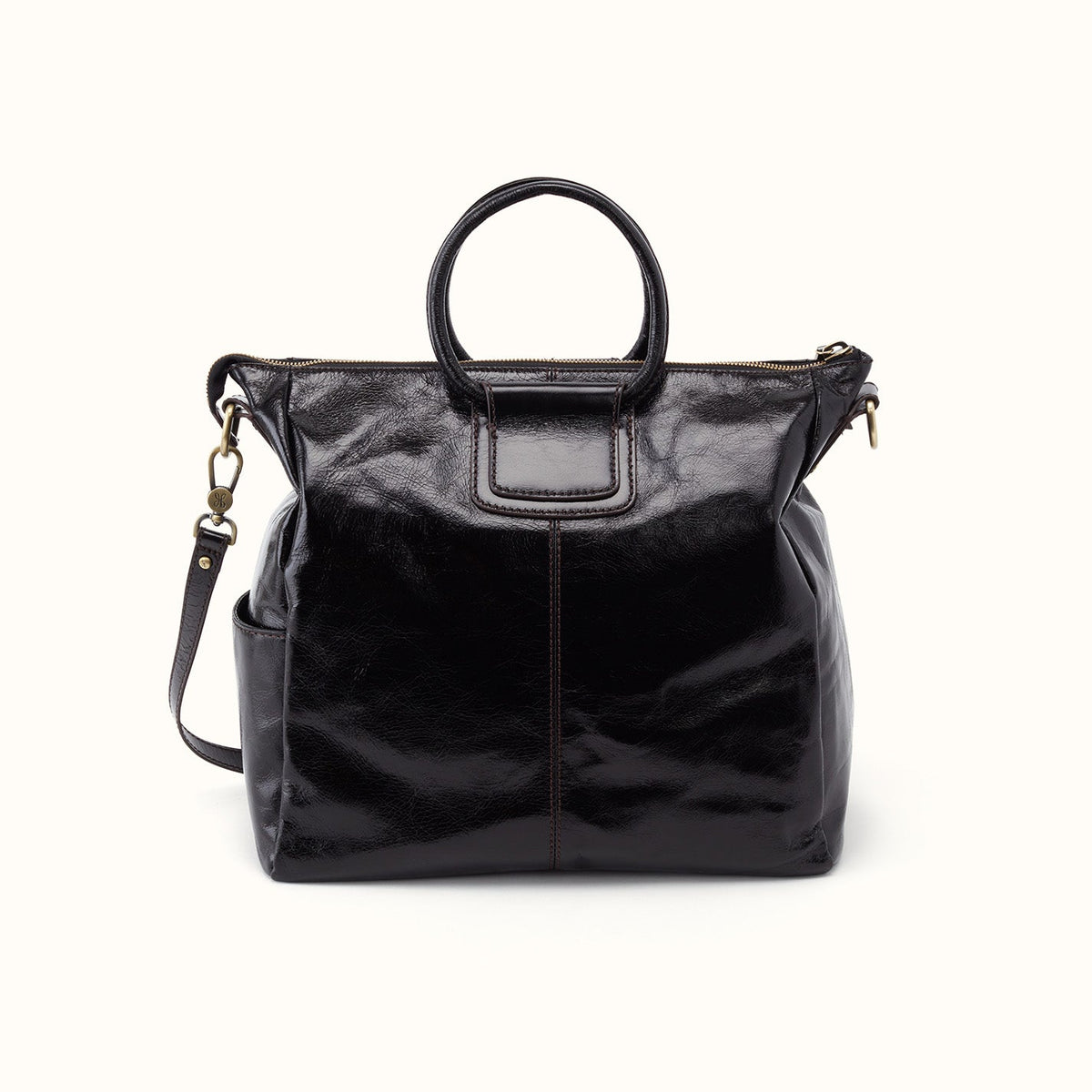 Sheila Large Satchel In Polished Leather