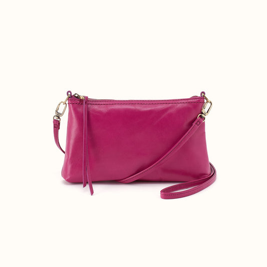 Darcy Crossbody in Polished Leather - Cactus Flower- FOL