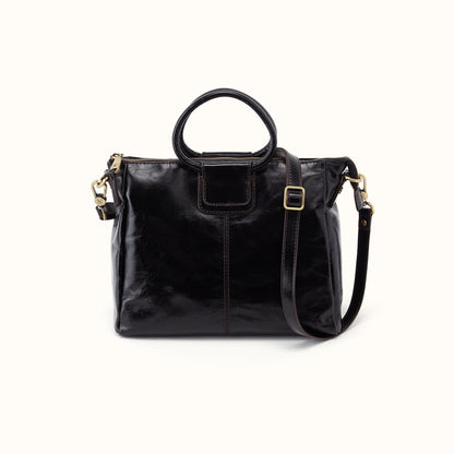 Sheila Medium Satchel In Polished Leather