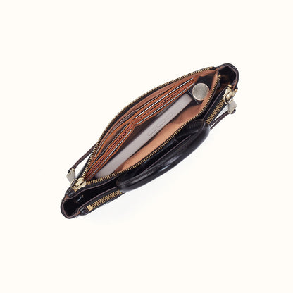 Sable Crossbody In Polished Leather
