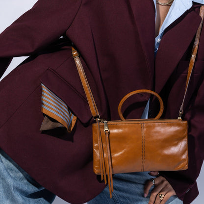 Sable Crossbody In Polished Leather