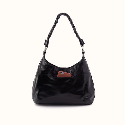 Madison Shoulder In Polished Leather