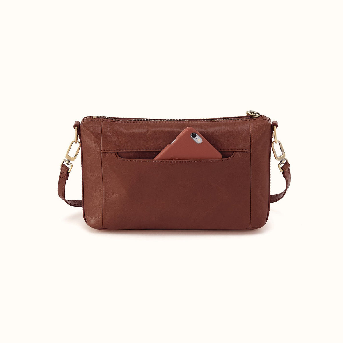 Darcy Carry-All Crossbody In Polished Leather
