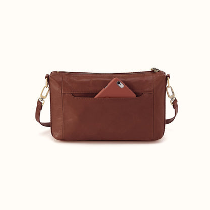 Darcy Carry-All Crossbody In Polished Leather