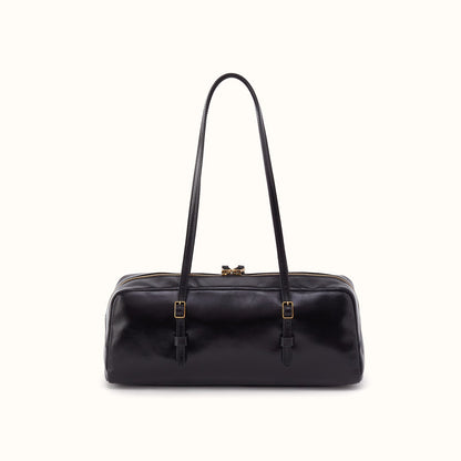 Scottie Satchel In Polished Leather