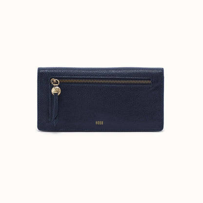 Hutton Large Wallet In Micrograin Leather