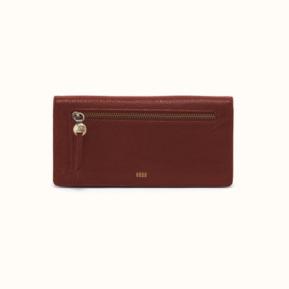 Hutton Large Wallet In Micrograin Leather