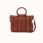 Sheila Medium Satchel In Washed Leather