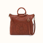 Sheila Large Satchel In Washed Leather